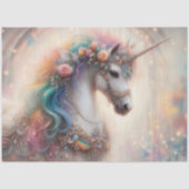 Enchanted Rainbow Unicorn Craft Decoupage  Seidenpapier (Vorderseite)