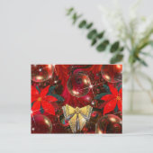 Enchanted_RED_STATIN Postkarte (Stehend Vorderseite)