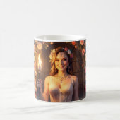 Enchanted Rose Princess Portrait Art Mug Kaffeetasse (Mittel)
