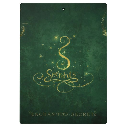 Enchanted Secrets – Golden Sigil Klemmbrett (Rückseite)