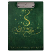 Enchanted Secrets – Golden Sigil Klemmbrett (Vorderseite)