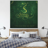Enchanted Secrets – Golden Sigil Leinwanddruck (Insitu (Schlafzimmer))