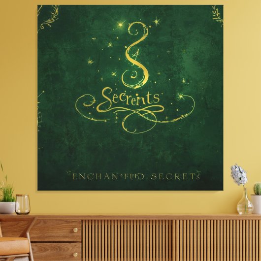 Enchanted Secrets – Golden Sigil Leinwanddruck (Insitu (Wohnzimmer))
