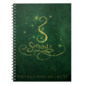 Enchanted Secrets – Golden Sigil Notizblock (Vorderseite)