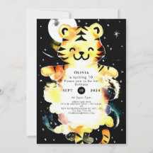 Enchanted Simple Tiger Birthday