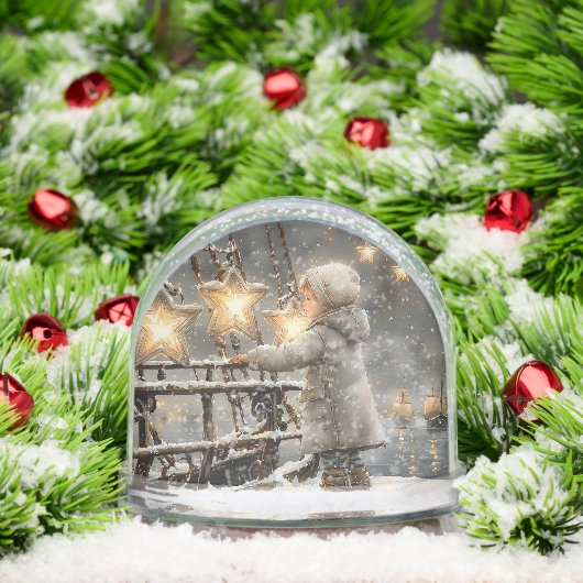 Enchanted Starry Night Child's Christmas Schneekugeln (Weihnachten)