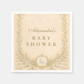 Enchanted Storybook Baby Shower Serviette (Vorderseite)