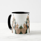 Enchanted Storybook Castle Combo Mug – Whimsical  Tasse (Vorderseite Links)