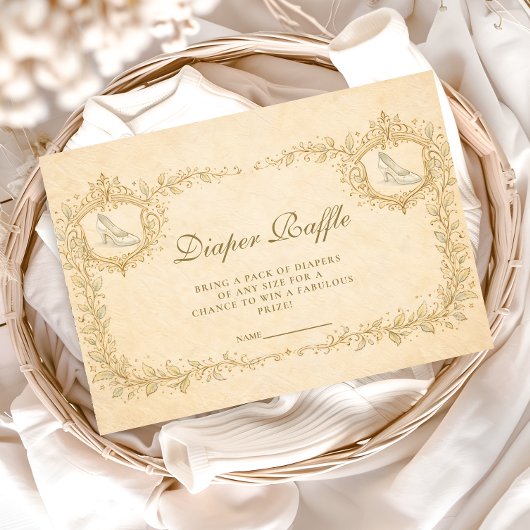 Enchanted Storybook Diapper Raffle Begleitkarte