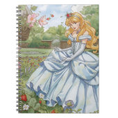 Enchanted Strawberry Garden Princess Notebook Notizblock (Vorderseite)