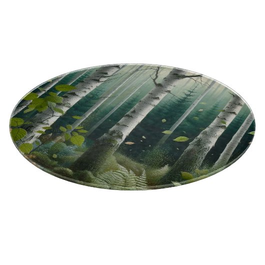 Enchanted Timberland Forest Cutting Board Schneidebrett (Ecke)