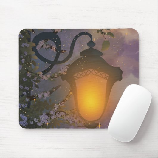 Enchanted Twilight Lamp Mouse Pad Mousepad (Mit Mouse)