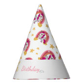 Enchanted Unicorn Birthday Party Hat Partyhütchen (Rechts)
