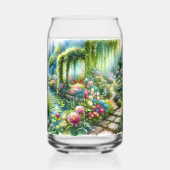Enchanted Waterfall Garden Lily Pond Dosenglas (Rechts)