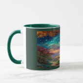 Enchanted White Stag Magical Forest Mug Tasse (Links)