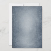 Enchanted Winter Forest Fairy Lights Wedding Einladung (Rückseite)