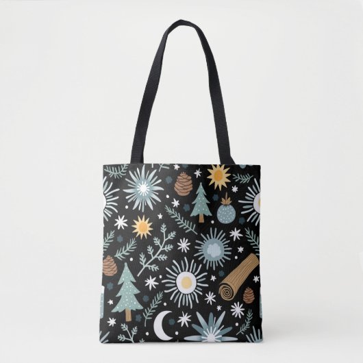 Enchanted Winter Forest Tasche (Vorderseite)