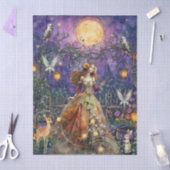 Enchanted Woodland Animals & Fairy Decoupage Paper Seidenpapier (Basteln)