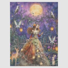 Enchanted Woodland Animals & Fairy Decoupage Paper Seidenpapier