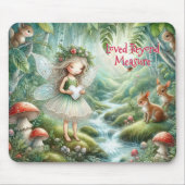 Enchanted Woodland Fairy Mouse Pad Mousepad (Vorne)