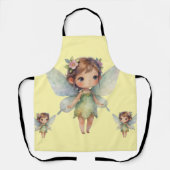 Enchanted Woodland Fairy: pastel green Sprite Schürze (Vorderseite)