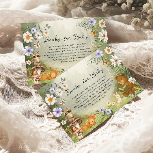 Enchanted Woodland Forest Animals Books for Baby Begleitkarte