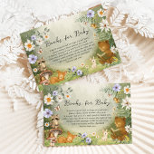 Enchanted Woodland Forest Animals Books for Baby Begleitkarte