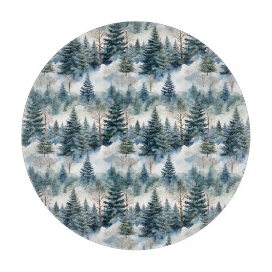 Enchanted Woodland Forest  Schneidebrett (Vorderseite)