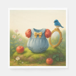 Enchanted Woodland Princess Baby Shower Fairytale  Serviette