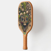 Enchanter schwarzer Schädel Pickleball Schläger (Links)