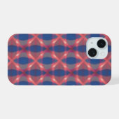 Enchanting Blue Plaid Phone Case iPhone 15 Hülle (Rückseite (Horizontal))