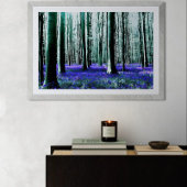 Enchanting Bluebell Forest Poster