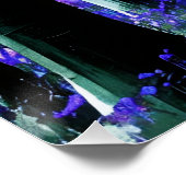 Enchanting Bluebell Forest Poster (Ecke)