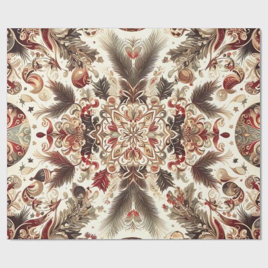 Enchanting Christmas Motifs Alternative Geschenkpapier (Flach)