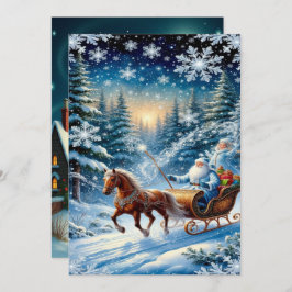 Enchanting Christmas Winter Village Wallpaper 2025 Feiertagskarte