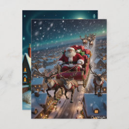 Enchanting Christmas Winter Village Wallpaper 2025 Feiertagspostkarte