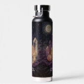 Enchanting Crystals in the Moonlight Custom Trinkflasche (Rechts)