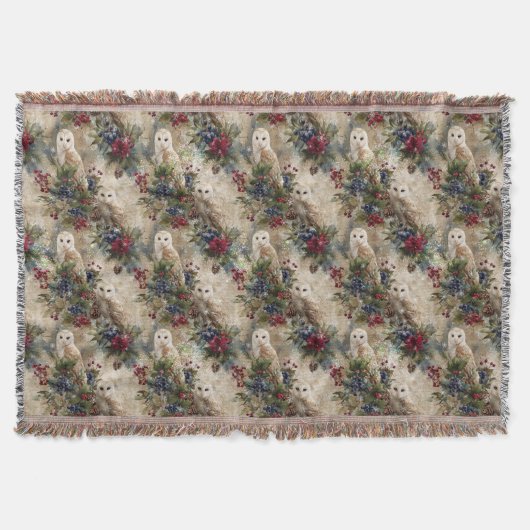 Enchanting Floral Owl Decke (Vorderseite)