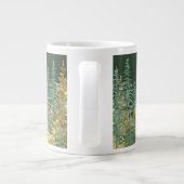 Enchanting Forest Holiday Pines Giant Coffee Mug Jumbo-Tasse (Rückseite)