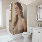 Enchanting Green Gaze Duschvorhang (Beispiel)