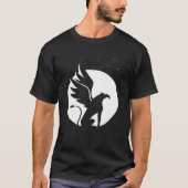Enchanting Griffin graphic with Celestial Backdrop T-Shirt (Vorderseite)