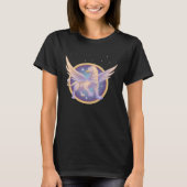 Enchanting Griffin graphic with Celestial Backdrop T-Shirt (Vorderseite)