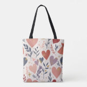 Enchanting Hearts & Botanicals Tasche (Rückseite)