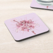 Enchanting Magical Girl Anime Transformation  Getränkeuntersetzer (Linke Seite)