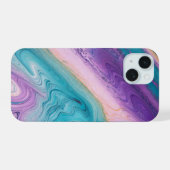 Enchanting Marbled Phone Case iPhone 15 Hülle (Rückseite (Horizontal))