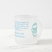 Enchanting Rorschach in Soft Blue for Psychology L Mattglastasse (VorderseiteRechts)