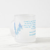 Enchanting Rorschach in Soft Blue for Psychology L Mattglastasse (Vorderseite Links)