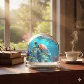 Enchanting Sea Turtle Dome Glass Snow Globe Gift Schneekugeln