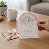 Enchanting Watercolor Castle Fairytale Birthday Einladung