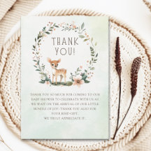 Enchanting Woodland Deer Baby Shower